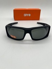 SPY Optic General Sunglasses Men  s 66 Matte Black Gray Sport Wrap