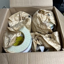 32 Rolls 3M Scotch 401M Double Coated Paper Tape 1 IN x 36 YD NEW Partial Case