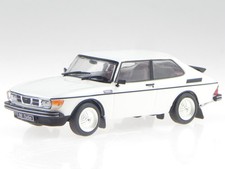 Saab 99 Turbo Predotyp 1977 white diecast model car 3898034 Atlas 1:43