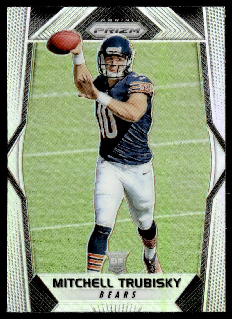 2017 Panini Prizm Silver Prizm Mitchell Trubisky RC #209