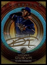 2022 Bowman Inception Danyer Cueva #PA-DC Prospect Autographs Orange Foil 21/25