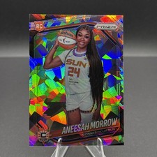 2025 Panini WNBA Prizm Aneesah Morrow Variation Rookie Silver Cracked Ice RC