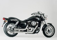 Falcon Double Groove Komplettanlage FüR Kawasaki VN 1500 Mean-Streak 1471 02-03