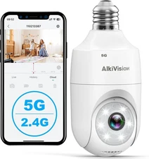 2K Camaras De Seguridad 360 Inalambricas Solar 5G Y 2.4G 24/7 Para Casa Exterior