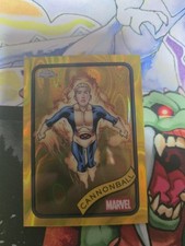 2025 Topps Chrome Marvel Cannonball Yellow Lava Refractor #51
