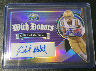 J. Michael Sturdivant - Leaf Metal 2024 - UCLA - Purple Prismatic - Auto - /8