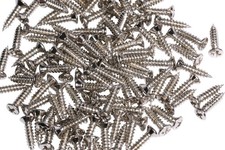 Pickguard and Backplate US Screws #4x13 Nicke...