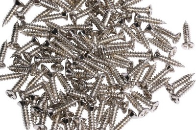 Pickguard and Backplate US Screws #4x13 Nickel Set of 50 fits Fender   Guitars