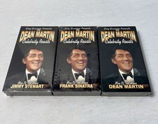 Dean Martin Celebrity Roasts VHS SEALED 3 Lot Frank Sinatra Jimmy Stewart