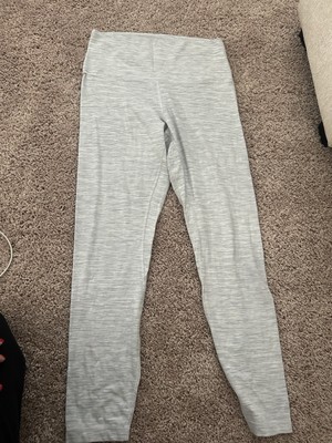 Lululemon Align Crop Womens Size 8 Wee Are From Space Nimbus Battleship Nulu