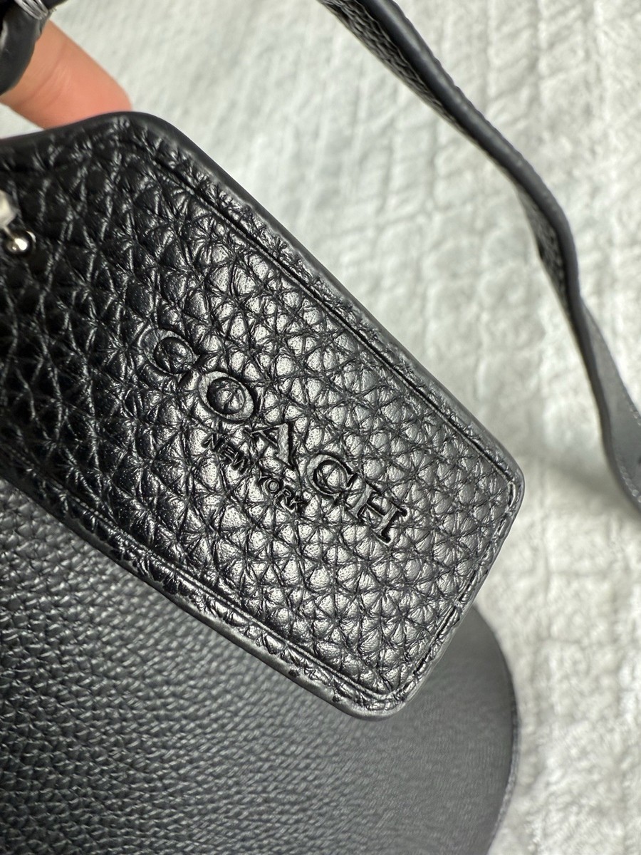 Coach Sophie Black Leather Bucket Crossbody Bag View 5