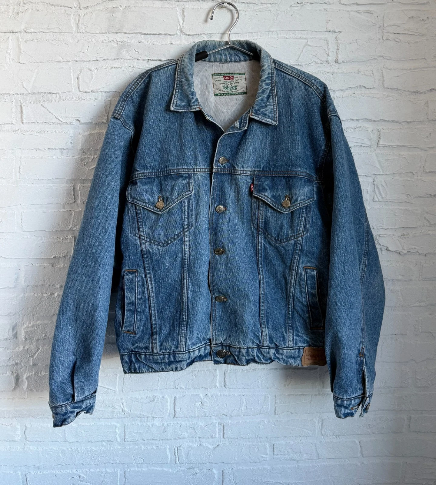 Vintage 90s Levi's trucker denim jacket men's size XL