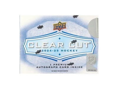 2024-25 UPPER DECK CLEAR CUT NHL HOCKEY HOBBY BOX - NEW - FREE SHIPPING     