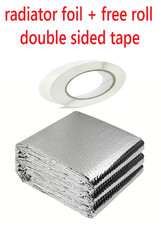 Reflective Radiator Foil Heat & Energy Aluminium Foil Bubble Wrap 500/600mm  1