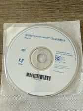 Adobe Photoshop Elements 9 For Mac and PC with Serial Number - DVD ROM