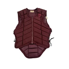 Tipperary Beta Vest Burgundy Adult  Size XS / Small? Horse Riding Equestrian