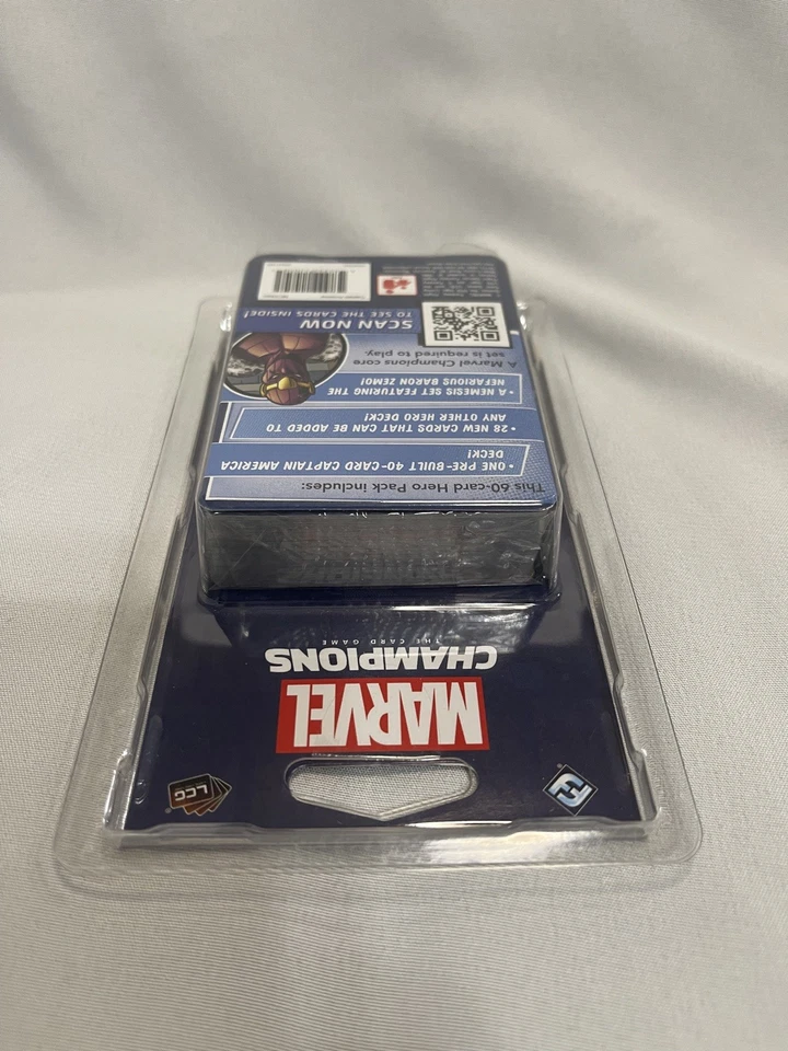 Marvel Champions - Capitán América Hero Pack Fuera de Uso *SELLADO* *RARO* Foto 2 de 4