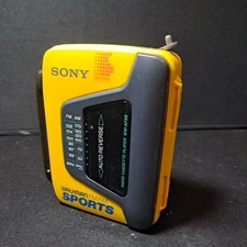 Sony Sports Walkman WM-AF59 AM/FM Radio Cassette Player Tape Vintage. Plz READ.