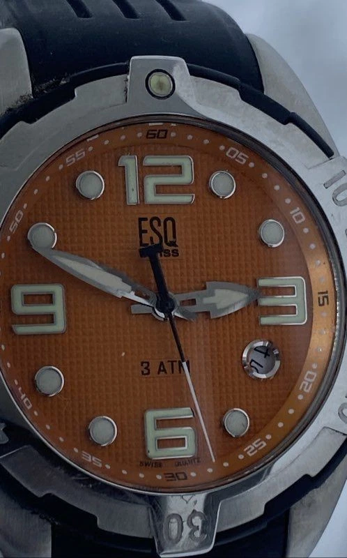 ESQ by Movado Swiss 23.1.14.5526 All Steel / Rubber 42mm Men's Watch - Image 2 of 4