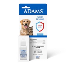 Adams Ear Mite Treatment for Cats  Dogs, 0.5 fl oz