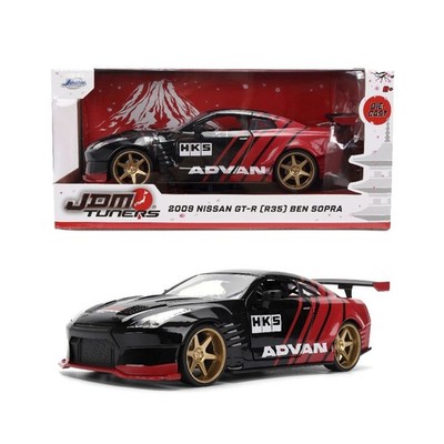 Jada 1:24 JDM Tuners 2009 Nissan GT-R R35 Ben Sopra 37022 Diecast
