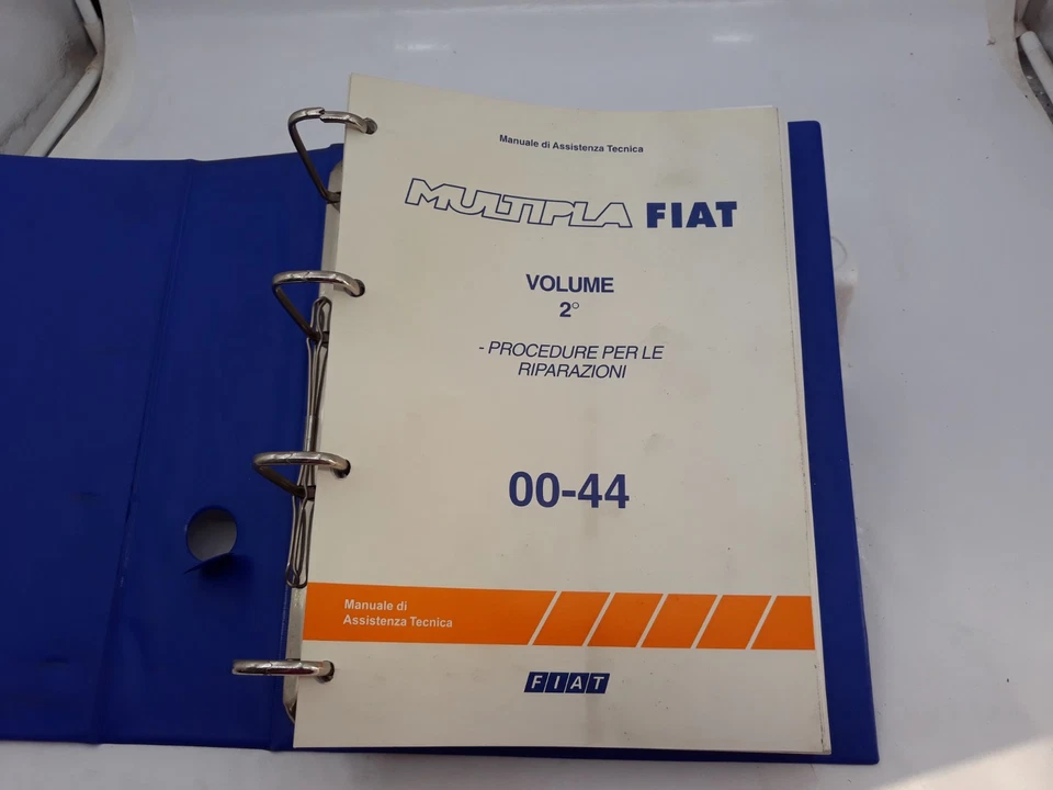 Manuale officina Fiat Multipla 2° volume procedure per le riparazioni ediz. 1998 - Immagine 4 di 4