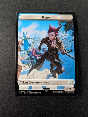 HERO 3 // TREASURE 23 MTG Final Fantasy Tokens