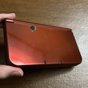 "New" Nintendo 3DS XL TOP IPS - Red Console 4GB W/ Charger Tested Works