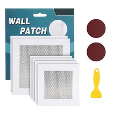 2''/ 4'' Wall Repair Patch 9 PCS Drywall Repair Kit Self-Adhesive Plasterboard