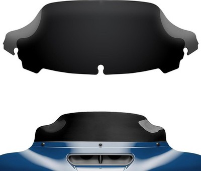  Windshield 7'' Motorcycle Wave Windscreen 2014-2023 Fit for Harley Black