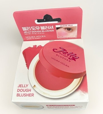 Holika Holika Jelly Dough Blusher-Strawberry Jelly Translucent Finish Puff 