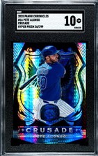 2020 Panini Chronicles #16 Pete Alonso Crusade SGC 10 Gem Mint Hyper Prizm /299