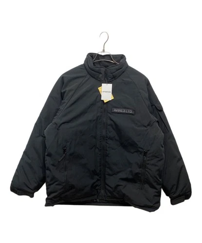 Avirex Cotton Puffer Jacket Men's Size XL Black Excellent - product listing photo