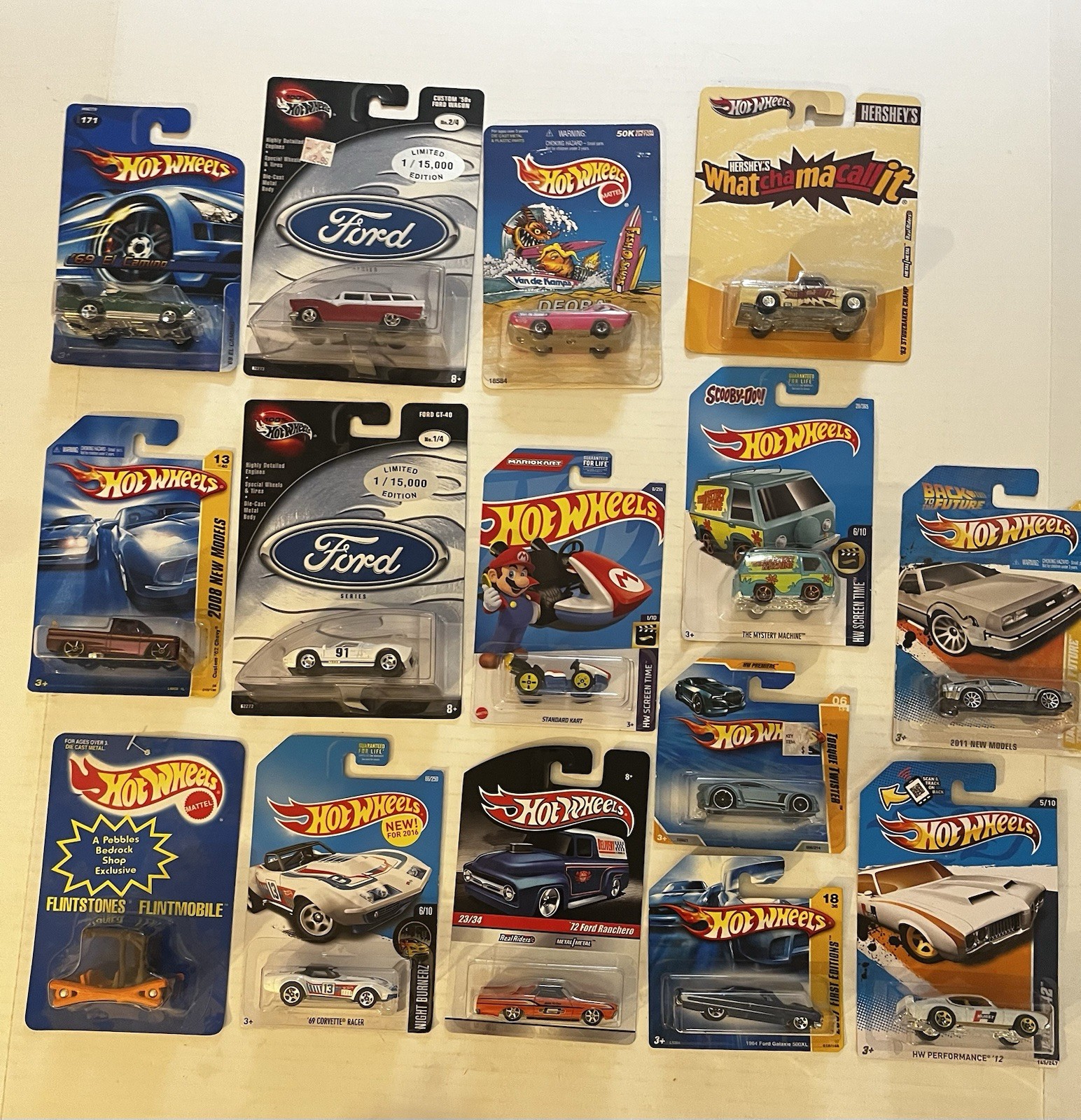 LOT Of 15 - HOT Wheels,  Mattel Mixed Lot- All New- AZ