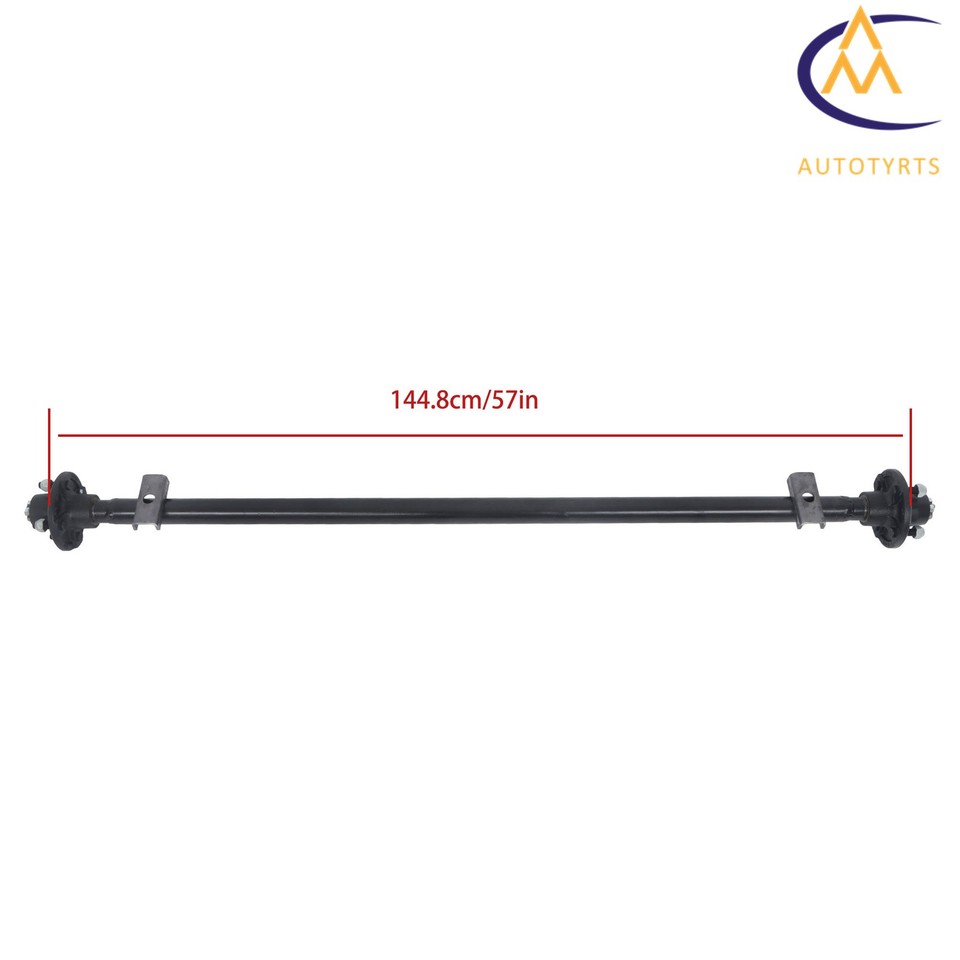 2000 lbs Trailer Boat RV Utility Axle 4 Lug w/ 44