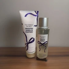 Victoria's Secret Frosted Vanilla Fantasy Fragrance Mist & Body Lotion Set