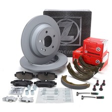 ZIMMERMANN Bremsscheiben Beläge Sensor Backen für MERCEDES V-KLASSE W447 hinten