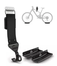 Bike Wall Mount Horizontal For Ebikes Mtb & Road Bicycle Wall Mount With Support