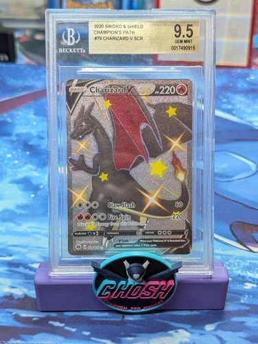Charizard V (Secret) 79/73 Champions Path Holo BGS 9.5