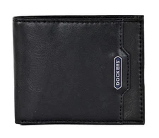 Dockers Men's RFID-Blocking Extra Capacity Slimfold Wallet Black