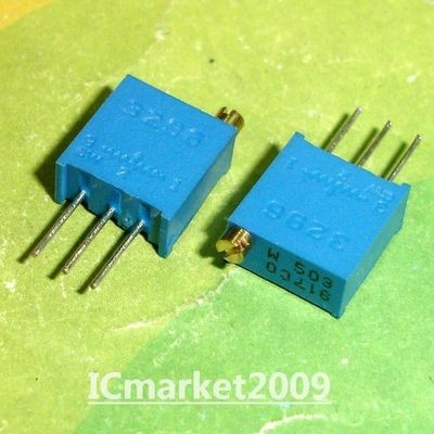Buy 3296W 50k Ohm Trimpot Trimmer Potentiometer 503 0.5W Online In Egypt – | Micro Ohm Electronics - Foto 6