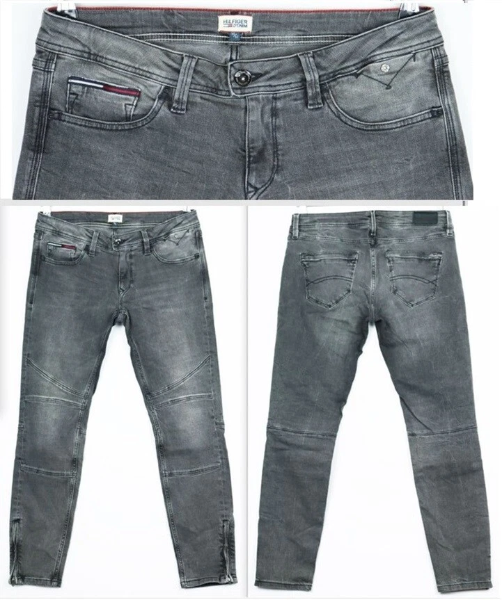 Tommy hilfiger biker jeans deals