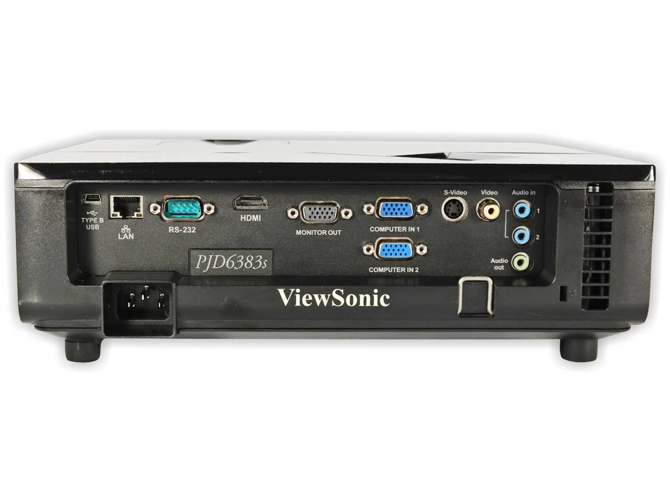 ViewSonic PJD6383s DLP Projector 3000 Lumens Short-Throw Gaming 3D 1080p HDMI - Image 4 of 4