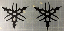 2 x YAMAHA TRIBAL logo TRIBAL Logo Sticker Sticker, Motorcycle Car,