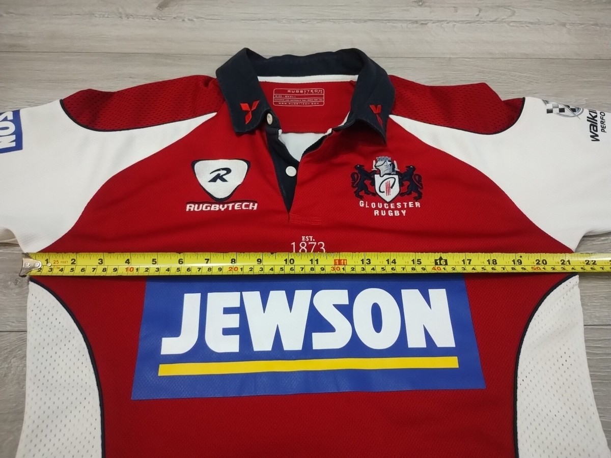Gloucester Rugby Home Shirt 2007/2008/2009 - Rugbytech Medium