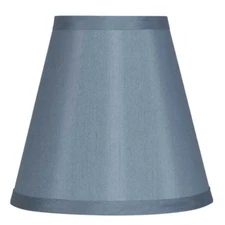 Soft Pleat Empire Table Lamp Shade, Slate Blue, Long-Lasting Durability