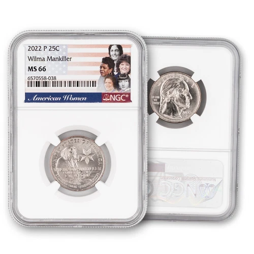 2022 P Wilma Mankiller American Women Quarter Philadelphia Mint 25c NGC MS 66