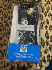 NEUF PETIT 11 1/2'' ROYAL ALTESSE DELUXE CUIR PLEINE FLEUR ENFANTS DEMI CHAPS