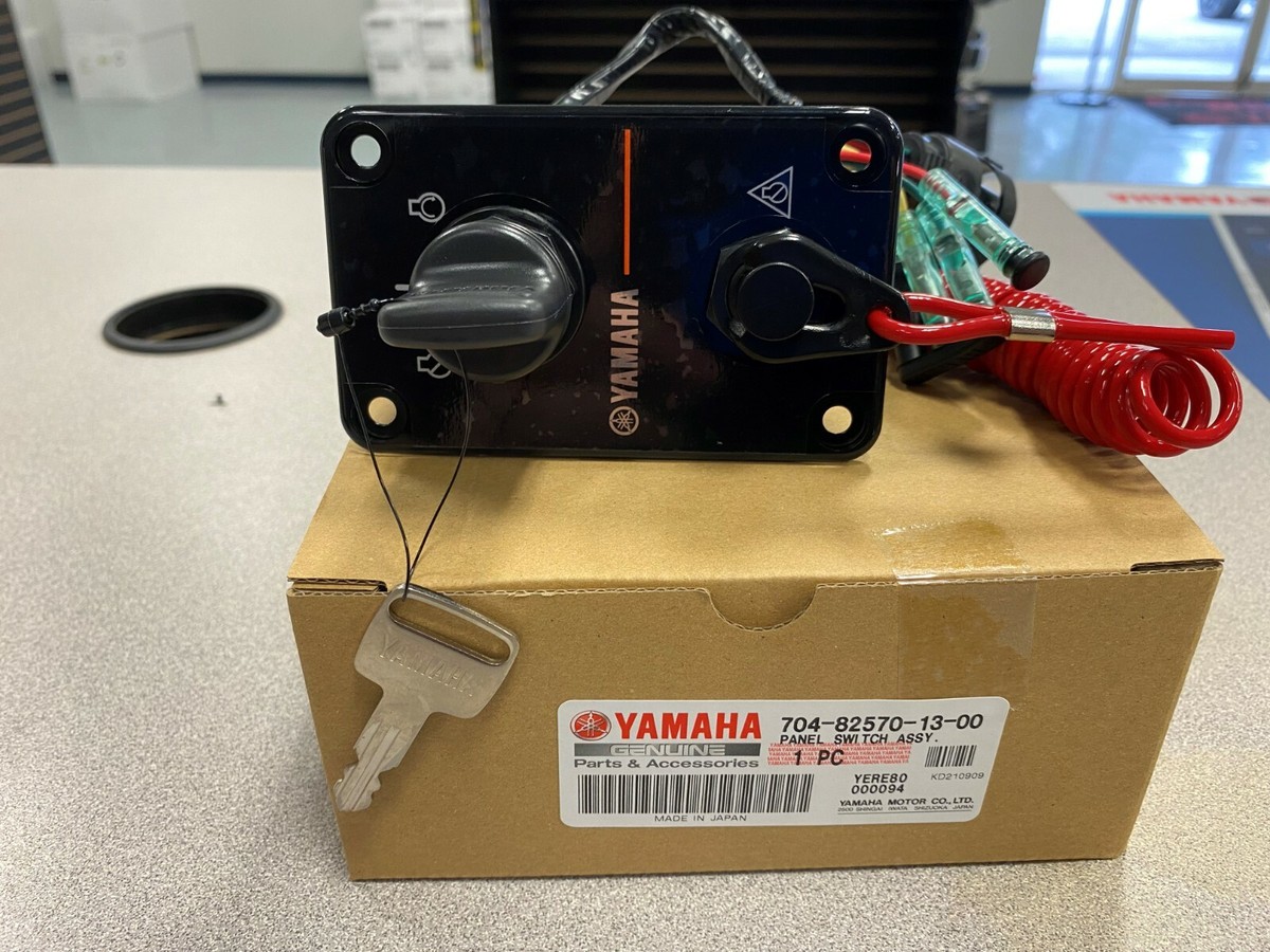 [専用出品]つーぽん New Yamaha Outboard Oem Single Engine Key Switch Panel Assembly
