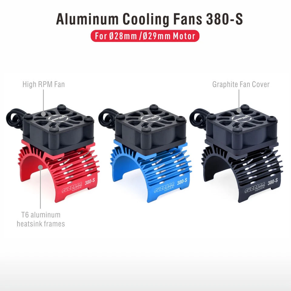 Радиатор вентилятора охлаждения радиоуправляемого двигателя BEYOND для радиоуправляемого автомобиля 1/8 1/10 380 540 40 56 моторов - Изображение 2 из 4